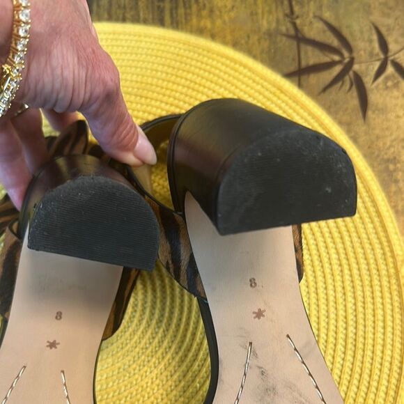 Splendid Women's Tiger Print Block Heel Sandals - Picture 11 of 13